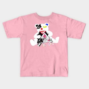 Trippy clown bear here to give you a scare Kids T-Shirt